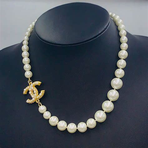 chanel pearl necklace copy